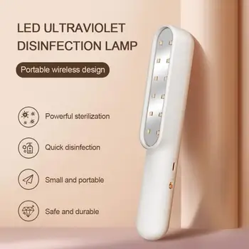 

USB Portable UV Light Disinfection Lamp Usb Charging UVC Lamp Sterilizer Wand Kill Dust Mite For Hotel Household Toilet Wardrobe