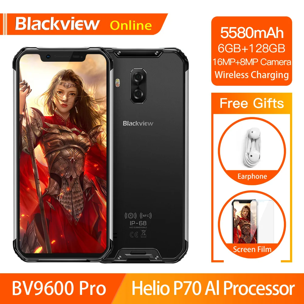 Смартфон Blackview BV9600 Pro Helio P70 6 + 128 ГБ Android 9 0|Смартфоны| |