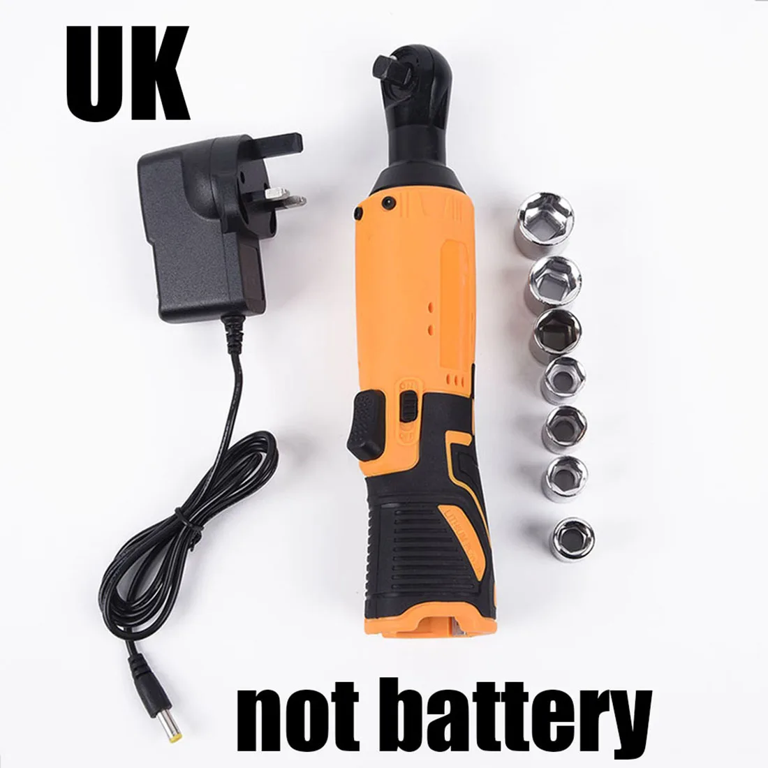 

2V Right angle wrench Cordless Ratchet 35Nm.with Sockets Charger Wireless