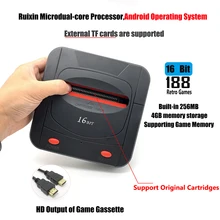 HD sega Портативный игровая консоль с 188 16-бит Genesis/MD sega игры ретро Видео игровой системы