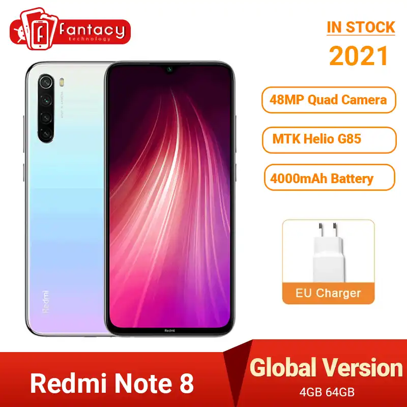 Global Version Xiaomi Redmi Note 8 2021 Mtk Helio G85 4gb 64gb 48mp Quad Camera Smartphone Octa Core 6 3 Fhd Screen 4000mah Cellphones Aliexpress