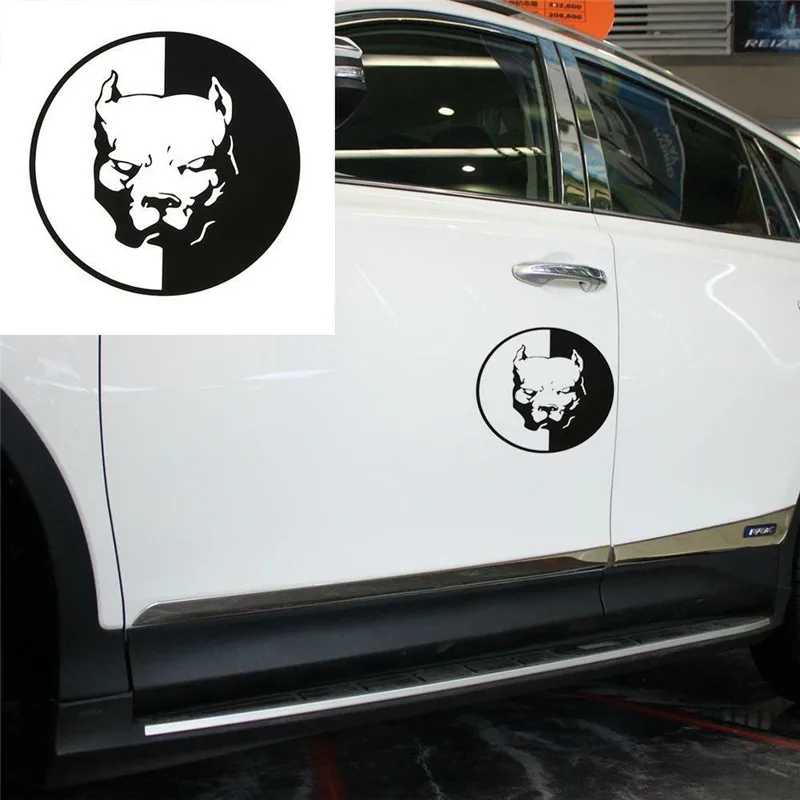 

Car Fashion Sticker Sticker Waterproof Pitbull Dog Bulldog Car Sticker Decoration Decal Auto Styling Car Sticker Car Accessories