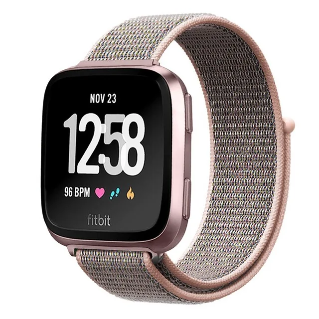 7 Сменный нейлоновый ремешок для Fitbit Versa2 2 дышащий регулируемый ремешок для часов с петлей для Fitbit Versa Lite умные часы - Цвет: 7