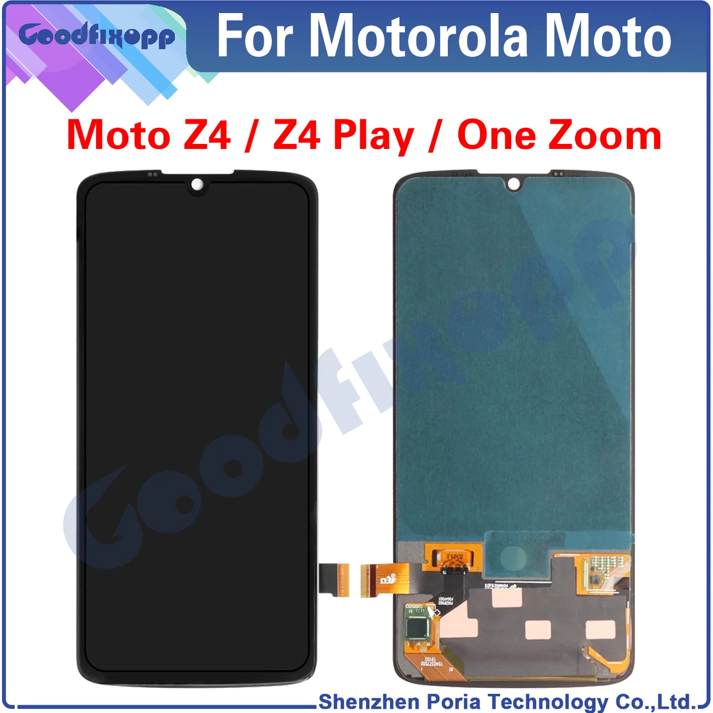 100% Test Aaa Per Motorola Moto Z4 / Z4 Play / One Zoom / One Pro Display Lcd Touch Screen Digitizer Assembly Sostituzioni