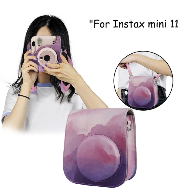 Étui transparent pour appareil photo Fujifilm Instax Mini 12, housse de  protection, sac de transport, sangle initiée, sac de rangement, 3 pièces -  AliExpress