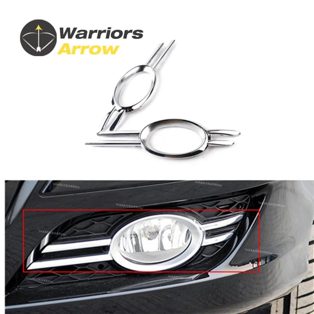 

2118851174 2118851274 For Mercedes-Benz 2007-2009 W211 E320 E350 E550 Front Bumper Foglamp Fog Light Chrome Grill Trim LH RH
