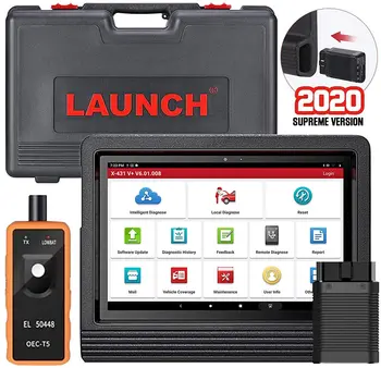 

LAUNCH X431 V+ Bi-Directional Full Systems Diagnostic Scan Tool Automotive OBD Key Programming Professional Car OBD2 Scanner