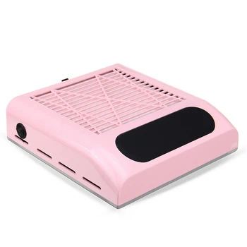 

80W Desktop Machine Remover Art Vacuum Cleaner Manicure Portable Nail Dust Collector With Filter Salon Suction Professional Fan