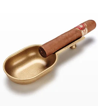 

Cigar ashtray metal bronze retro Chinese-style European-style large flower ashtray cigar ashtray cigar accessories
