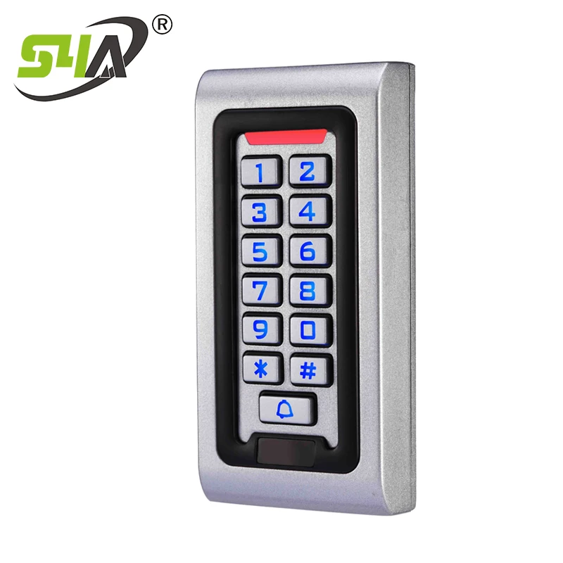 silver S601-WS IP68 Водонепроницаемая металлическая система контроля доступа RFID 125 кГц карта с 2000 картой пользователей для дверной кодовый замок система входа - Цвет: silver S601-WS