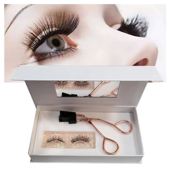 

Magnetic Eyelashes Set Reusable Soft Light Weight Easy Apply With Clip Extension Natural False Makeup Long Mirror Charming