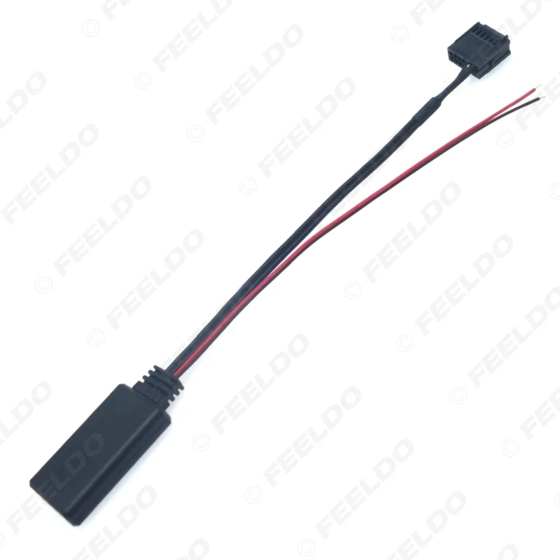 FEELDO автомобильный беспроводной модуль Bluetooth адаптер для Ford Focus Fiesta Mondeo музыка 12Pin Aux кабель стерео AUX-IN Bluetooth AUX комплект