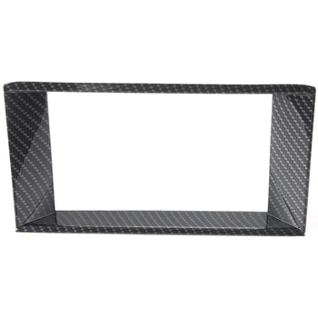 

Car Central Control Display Carbon Fiber Sticker, GPS Navigation Panel Screen Frame Cover, for Ford Mustang 2015-2019