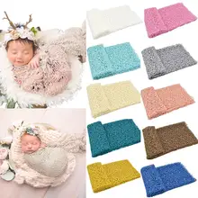 Новорожденное детское одеяльце для сна эластичная сетка кружева пеленать фотографии реквизит