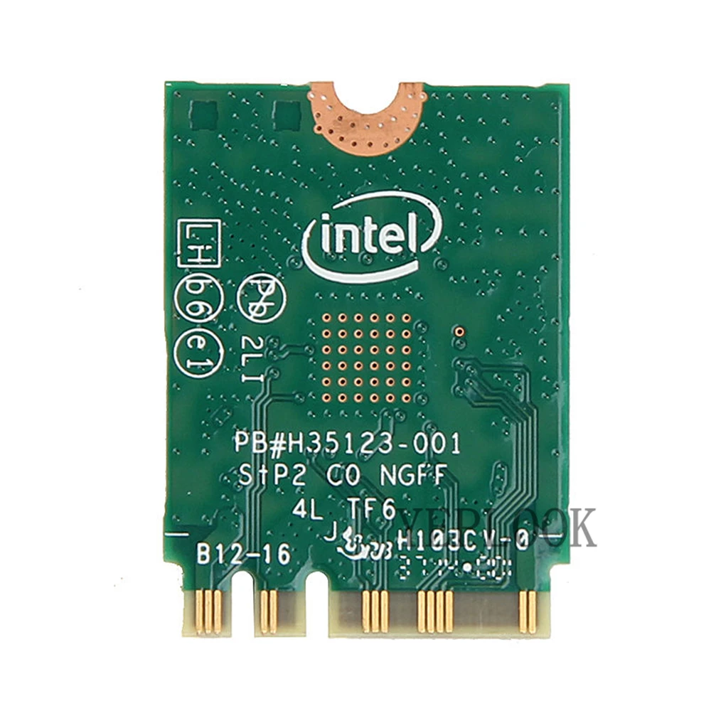 무선 AC 7265 와이파이 카드, 듀얼 밴드 2.4G, 5GHz, 300Mbps + 867Mbps, 와이파이 + 블루투스 4.0, NGFF M.2 802.11AC 네트워크 카드, AC7265NGW