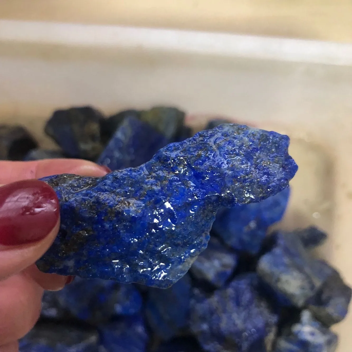 100g Натуральный камень гравийная форма Lapis Lazuli DIY ювелирных изделий орнамент ремесленничество образец минерала резьба по дереву