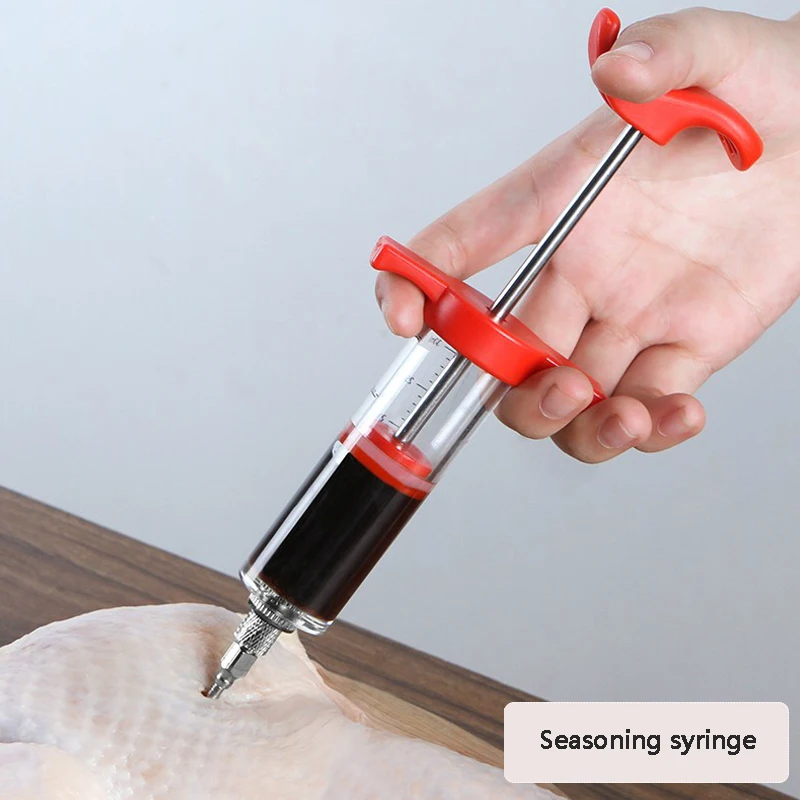 ZLCA Flavor Needle Pork BBQ Steak Meat Sauces Syringes Marinades Kitchen Accessories Spices Cooking barbecue Tool Gadget |