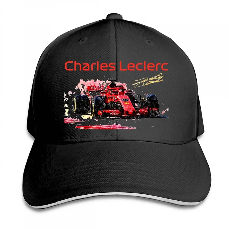 Charles Leclerc мотоциклетная гоночная бейсболка s funnys бейсболка для мужчин и женщин Кепка для водителя грузовика модная Регулируемая Кепка - Цвет: 2-Black