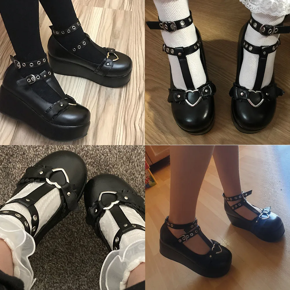 DORATASIA brand fashion female lolita cute women's pumps platform wedges high heels pumps sweet gothic cosplay shoes woman lolita shoes platform pumps women high heels pumps