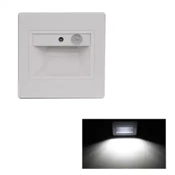 

LED PIR motion Detector Led Step Stair Lights Outdoor Footlight Recessed Corner wall Lamp exterior garden light AC 85-260V