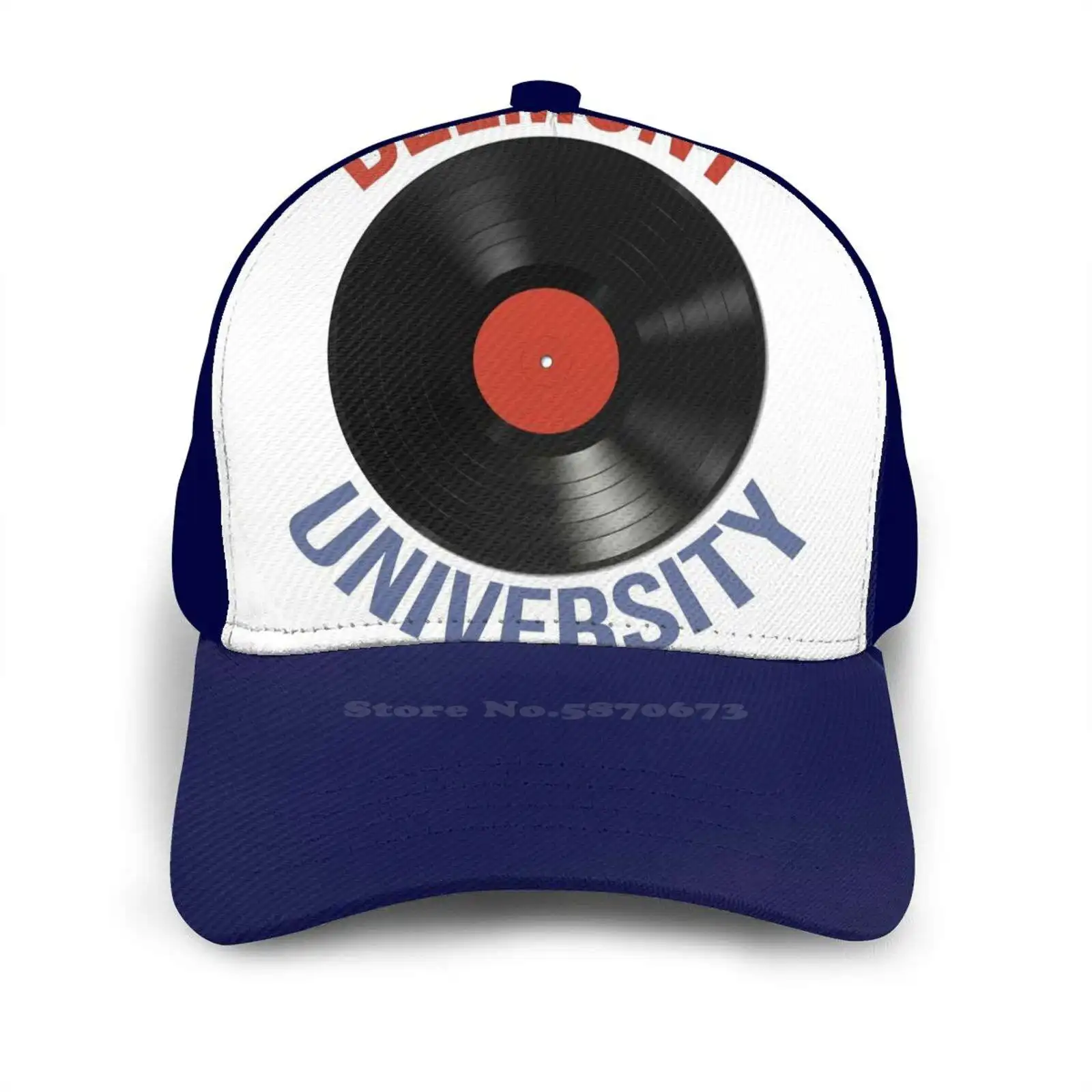 Belmont University Flat Cap Hat Mesh 