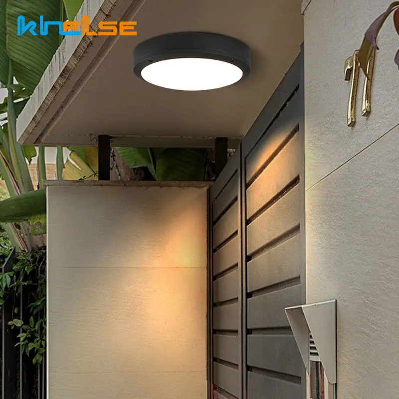 Waterproof Outdoor Ceiling Light Bathroom Lights Wall Sconce Lamp Flush