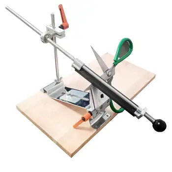 

Update Ruixin Pro Knife sharpener system Reversal Knife Clip 360 degree Rotating Improved cross slider with diamond whetstone