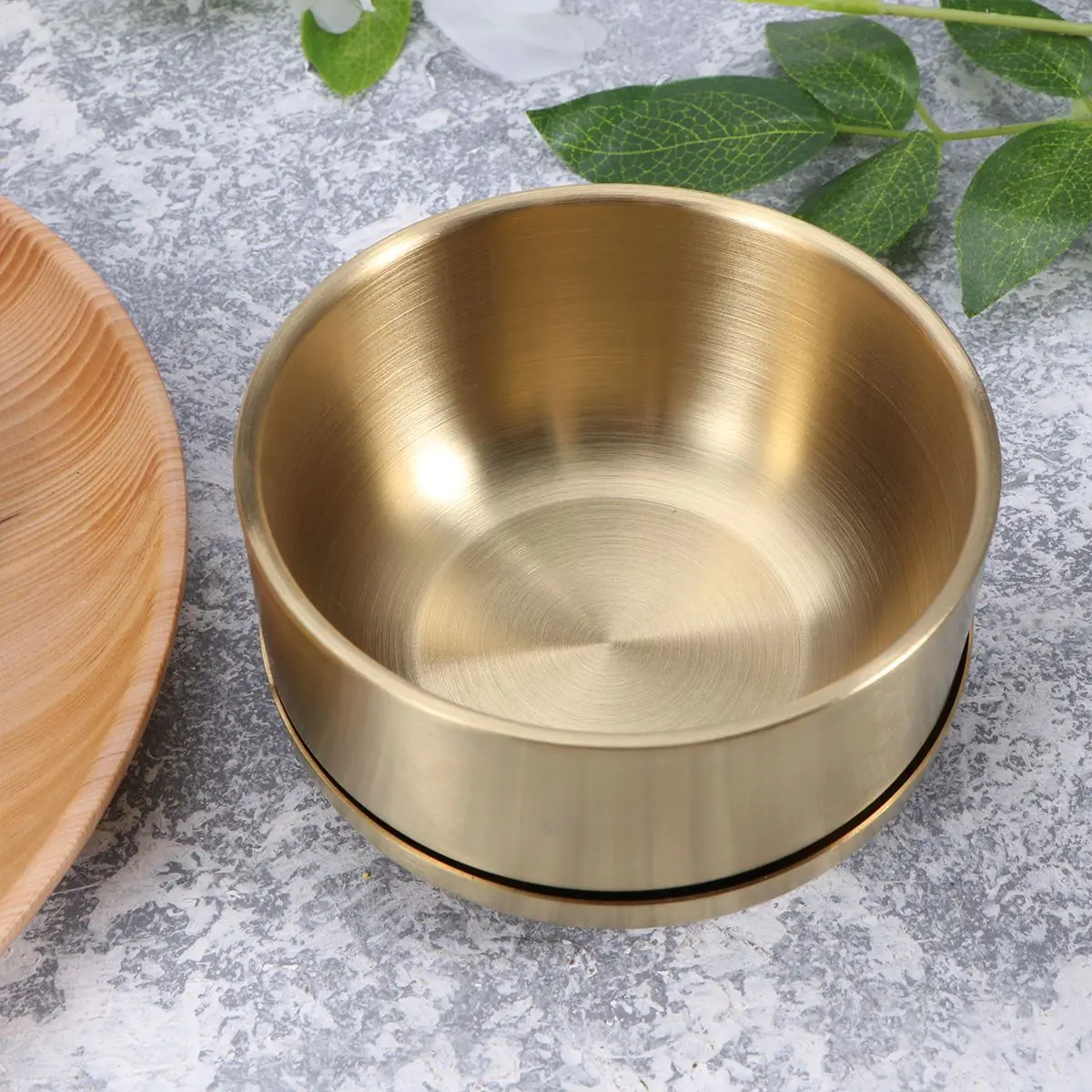 Stainless Steel Bowl Double Wall Insulated Bowl With Lid Thick Mixing