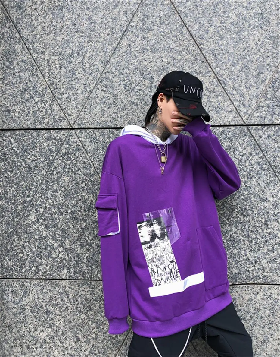 Хип-хоп толстовки для мужчин и женщин Harajuku свитер с капюшоном уличная мода хип-хоп повседневные топы Мужские WG520