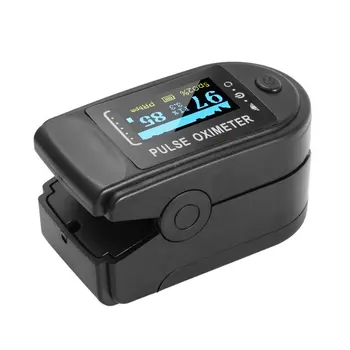 

Stock! Finger Digital Pulse Oximeter Oxygen Saturation Monitoring Heart Rate Monitor SPO2 Health Monitor Portable Oxygen Sensor