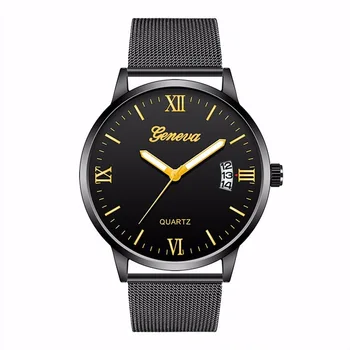 

Selling simple men's watch personality jogo alloy watch Rome with calendar men's business watch quartz watch watches for men