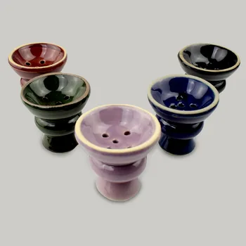 

Babilon Narguile Chicha Cachimbo Primary Colors Deep Holes Shisha Bowl Hookah In Smoking Pipe Ceramic Bowl Charcoal Holder