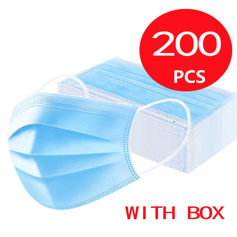 NEW Medical Disposable Mask 3 Layers Dust Fog Proof Mouth Mask Ear Loop Disposable Surgical Protect Health Mask