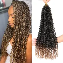 Special Price DAIRESS 18" Passion Twist Hair Ombre Color Water Wave Crochet Braids Synthetic Hair Extensions Passion Twist Crochet Hair Special Price DAIRESS 18" Passion Twist Hair Ombre Color Water Wave Crochet Braids Synthetic Hair Extensions Passion Twist Crochet Hair