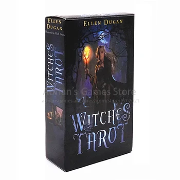 

Witches Tarot 78 Cards 10.5*6cm Witch Tarots Card Deck English Edition