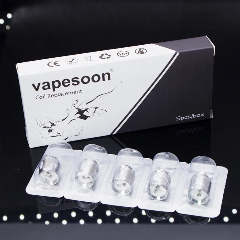 

5Pcs Original replacement V8 baby Coil T8 T6 X4 Q2 M2 Coil Head For E-Cigarette Atomizer Vape Core