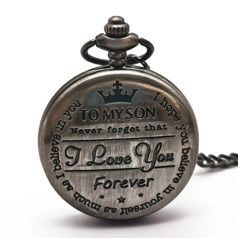 Высококачественные кварцевые карманные часы моему сыну с уникальным дизайном