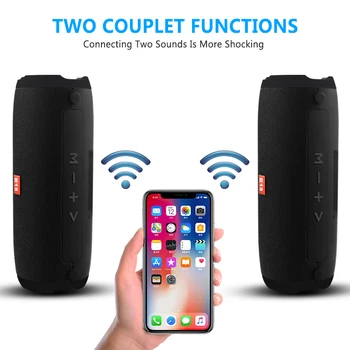 

Stereo Speaker Two Couplet Function Bluetooth Speaker Mini Portable Wireless Loudspeaker Support TF Card FM Radio E13 Column