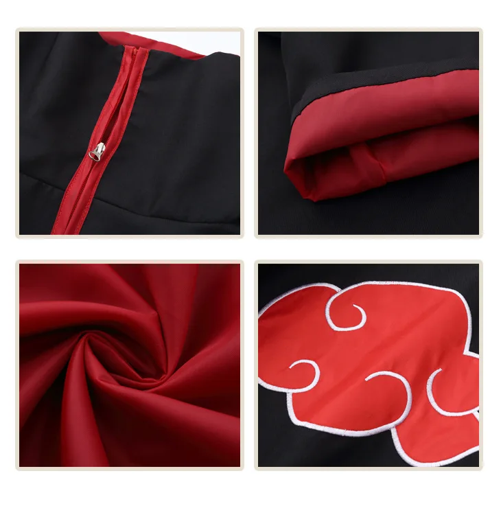 Cosplay&ware Cloak Akatsuki Cosplay Costumes Anime Coat Deidara Red Cloud Robe -Zentai shop online Hb3ee134e6b3d45bd9d637843fd889231r.jpg
