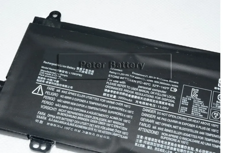 JIGU 11,25 V 45WH аккумулятор для ноутбука 5B10K90783 L15C3PB0 L15M3PB2 для lenovo для Winbook N22