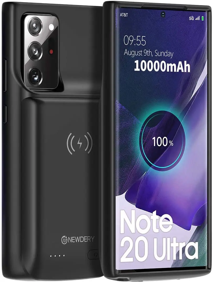 Новое поступление Портативный Qi Чехол зарядка для Samsung note 20 5G 10000 с зарядным