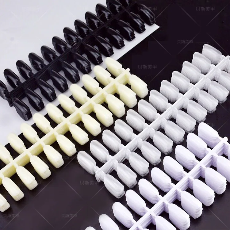 

Nail Color Card Nail Tip Display Board UV Polish Ellipse Large Nail Tip Swatches Supplies Tool 240 PCs 4-Color Selectable