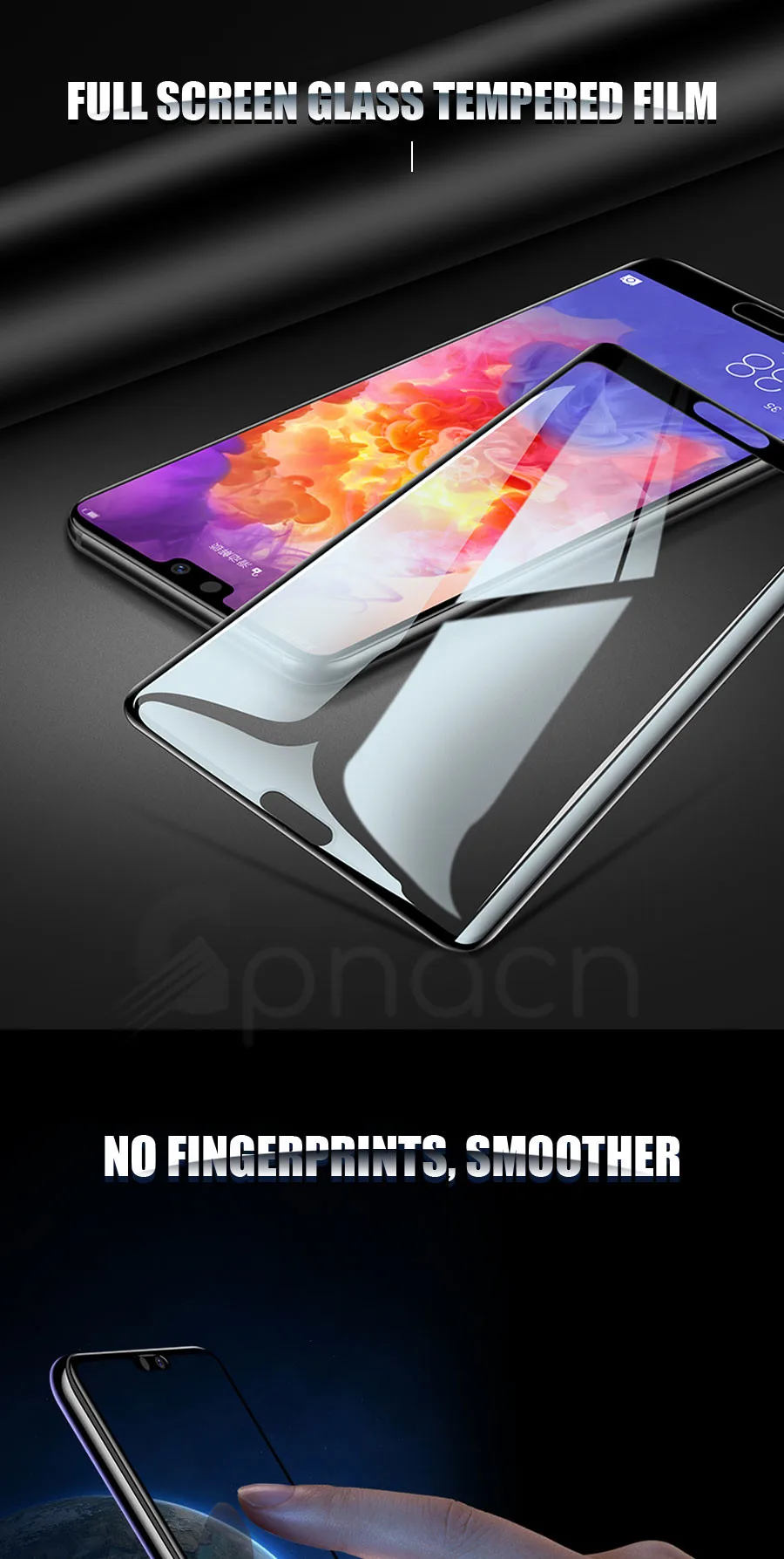 9D полное покрытие из закаленного стекла для huawei P20 Lite Pro Защита экрана для huawei Nova 5 5i 4 4E 3 3i 3E P умная защитная пленка