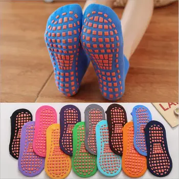 

i2u Yoga socks adult&child Indoor sports socks pvc rubber points Non Slip women cotton socks Foot massage for women 10 pairs set