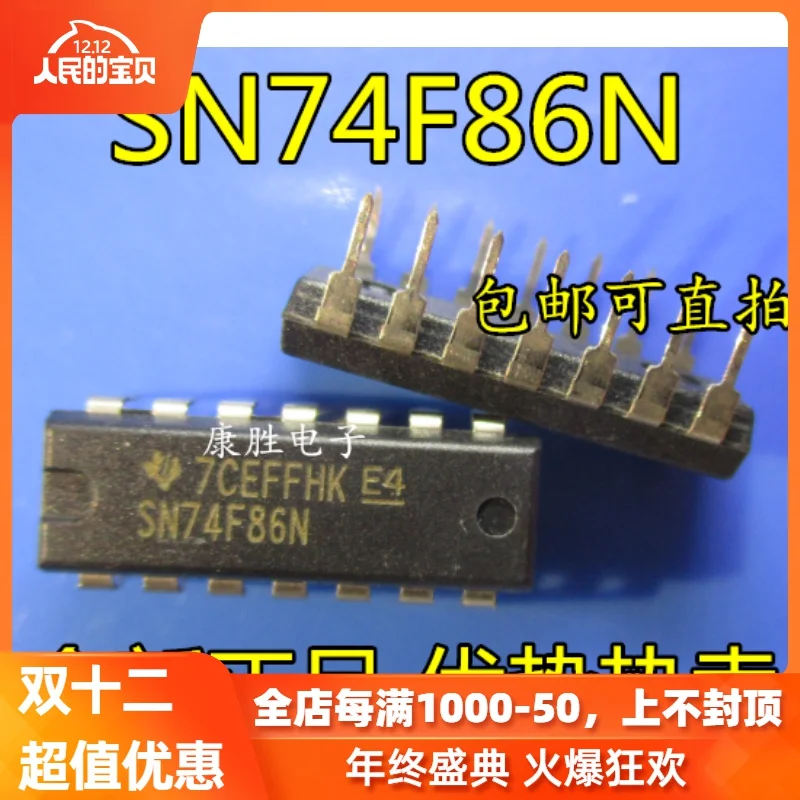 5 предметов в партии, SN74F86N 74F86N 74F86 DIP-14 IC