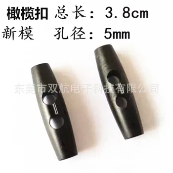 

Best Seller Plastic Fittings Single Diplopore Oval Buckle Hatband Diplopore gan lan kou Handbags Tent Stopper