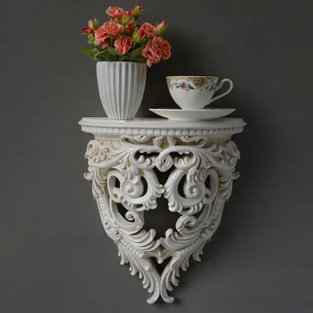 

Wall Floating Shelve Hanging Sculpture Shelf Storage Rack Statue Decoration Accessories Mural Resin Handmade Craft WJ111630