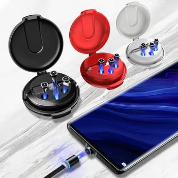 

3 In1 Magnetic USB Cable Fast Charging Type C Cable Charger Data Charge MicroUSB Mobile Phone Cable for Xiaomi Huawei iPhone