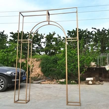 

Wedding stage iron decorative props three-dimensional cuboid arch ornaments wedding arch screen