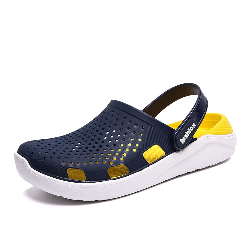 Летние слиперы мужские пляжные сланцы интегрированные ЭВА желейные сандалии